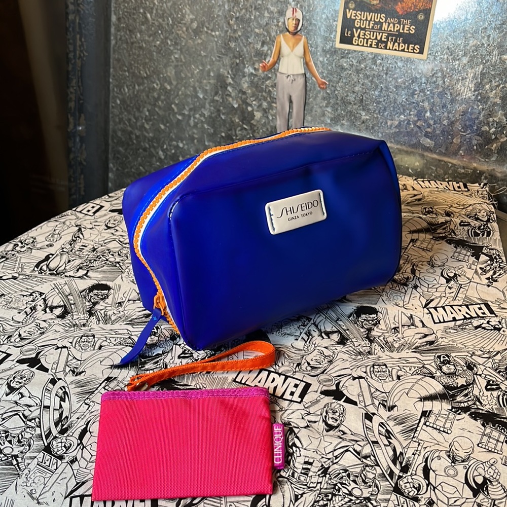 Shiseido Ginza Tokyo and Clinique bag